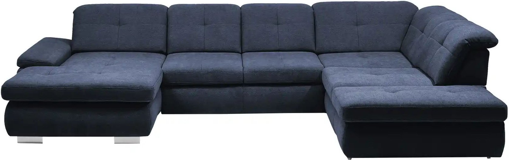 Lounge Collection Wohnlandschaft Flachgewebe Affair ¦ blau ¦ Maße (cm): B: 371 H: 100 T: 260.0 Polstermöbel > Sofas > W...