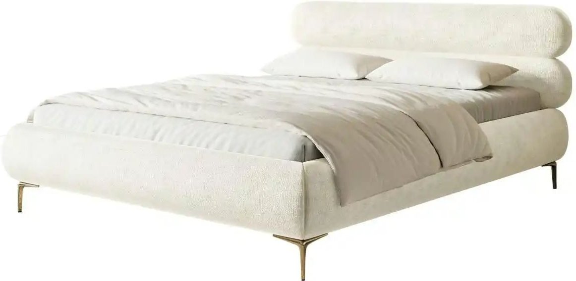 Selsey Polsterbett in Chenille Roule ¦ creme ¦ Maße (cm): B: 193 H: 96 Betten > Polsterbetten - Höffner