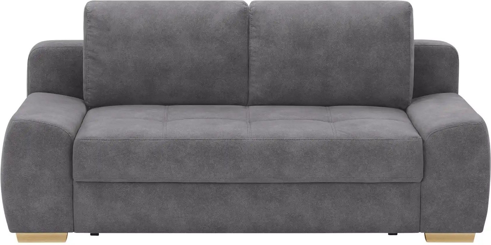 bobb Schlafsofa mit pflegeleichtem Bezugsstoff Eleny ¦ grau ¦ Maße (cm): B: 210 H: 96 T: 108.0 Polstermöbel > Sofas > 2-...