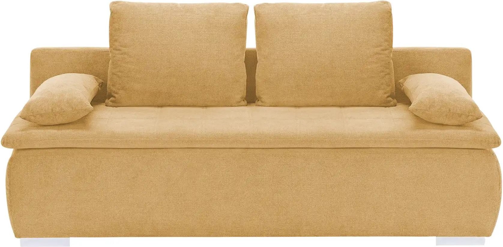 smart Schlafsofa Leonie ¦ gelb ¦ Maße (cm): B: 198 H: 92 T: 90.0 Polstermöbel > Sofas > 2-Sitzer - Höffner