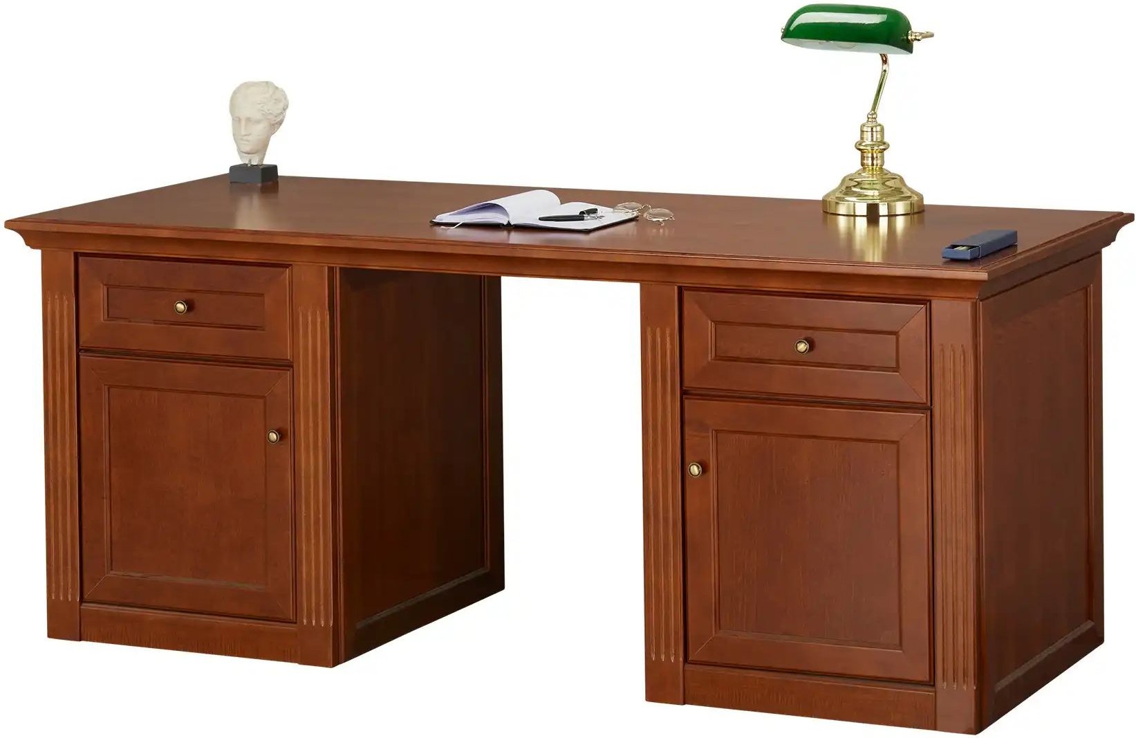 maison bleue Schreibtisch Petit Chalet ¦ braun ¦ Maße (cm): B: 185 H: 76 T: 78.0 Tische > Schreibtische - Höffner