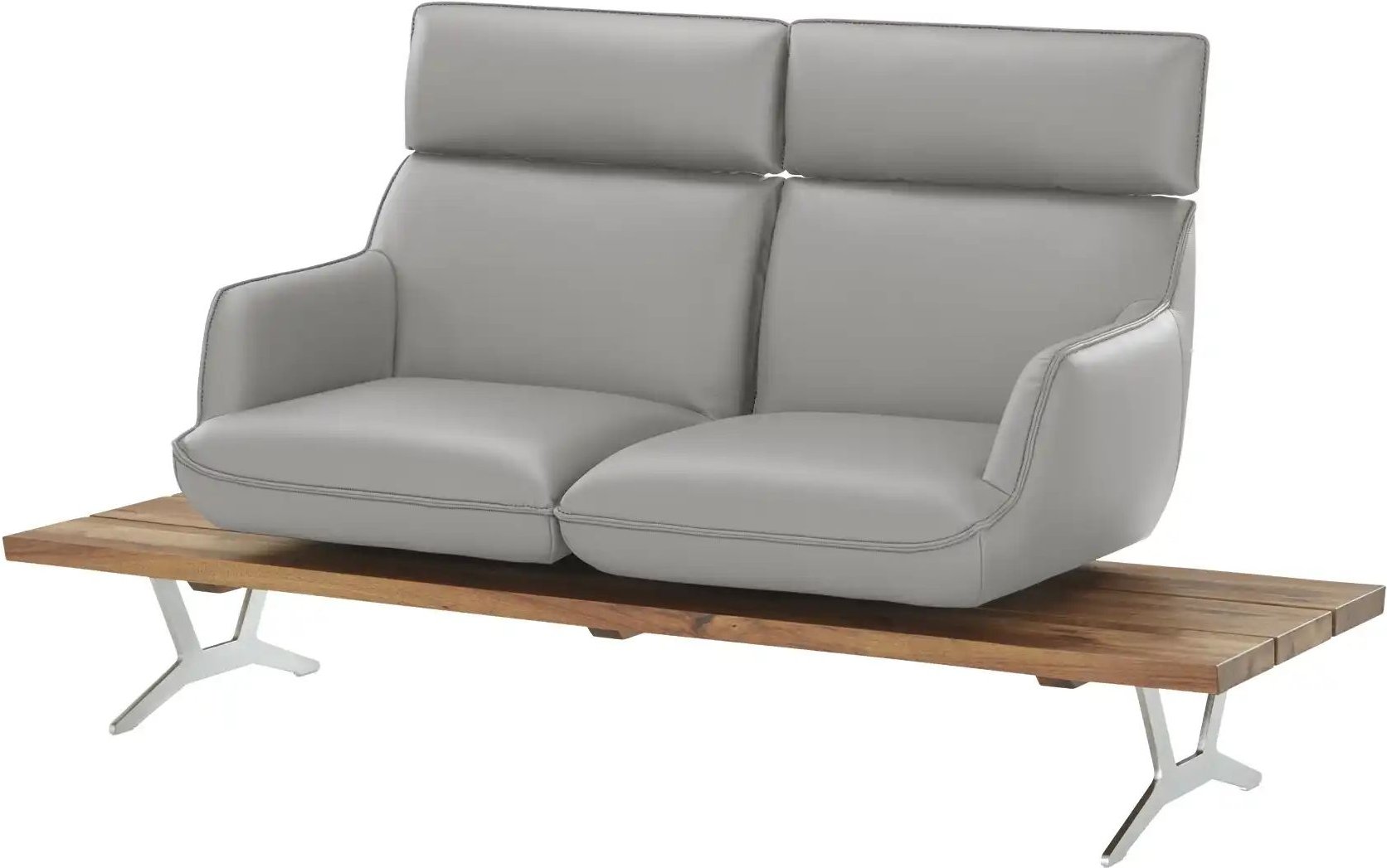 KOINOR Funktionsbank Merlin ¦ grau ¦ Maße (cm): B: 190 H: 114 T: 78.0 Bänke > Einzelbänke - Höffner