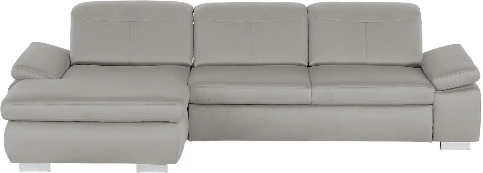 Lounge Collection Ecksofa aus Mikrofaser Kathrin ¦ grau ¦ Maße (cm): B: 309 H: 85 T: 195.0 Polstermöbel > Sofas > Ecksof...