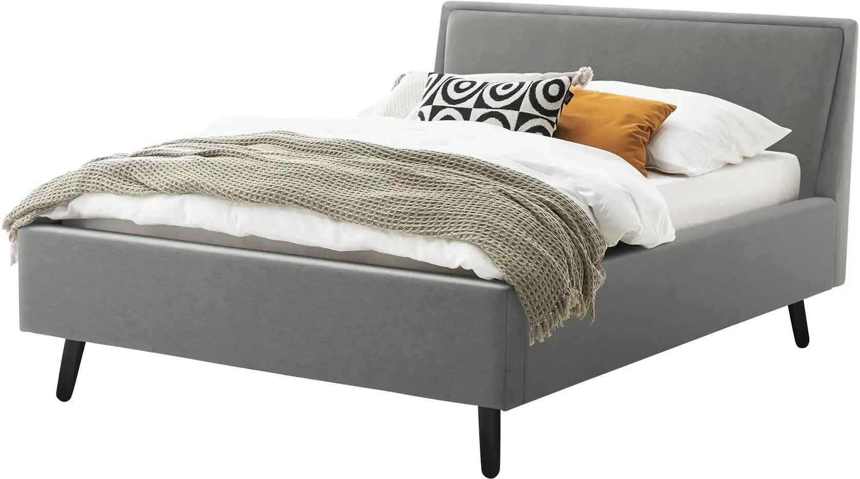 Polsterbett Fairford ¦ grau ¦ Maße (cm): B: 156 H: 105 T: 224.0 Betten > Komfortbetten - Höffner