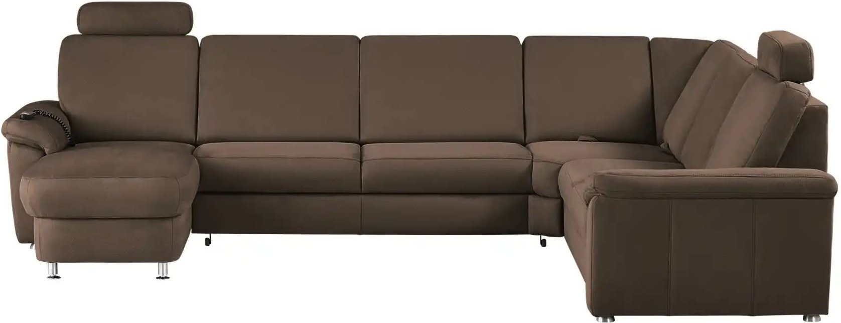 meinSofa Wohnlandschaft Mikrofaser Rita ¦ braun ¦ Maße (cm): B: 330 H: 91 T: 240.0 Polstermöbel > Sofas > Wohnlandschaft...