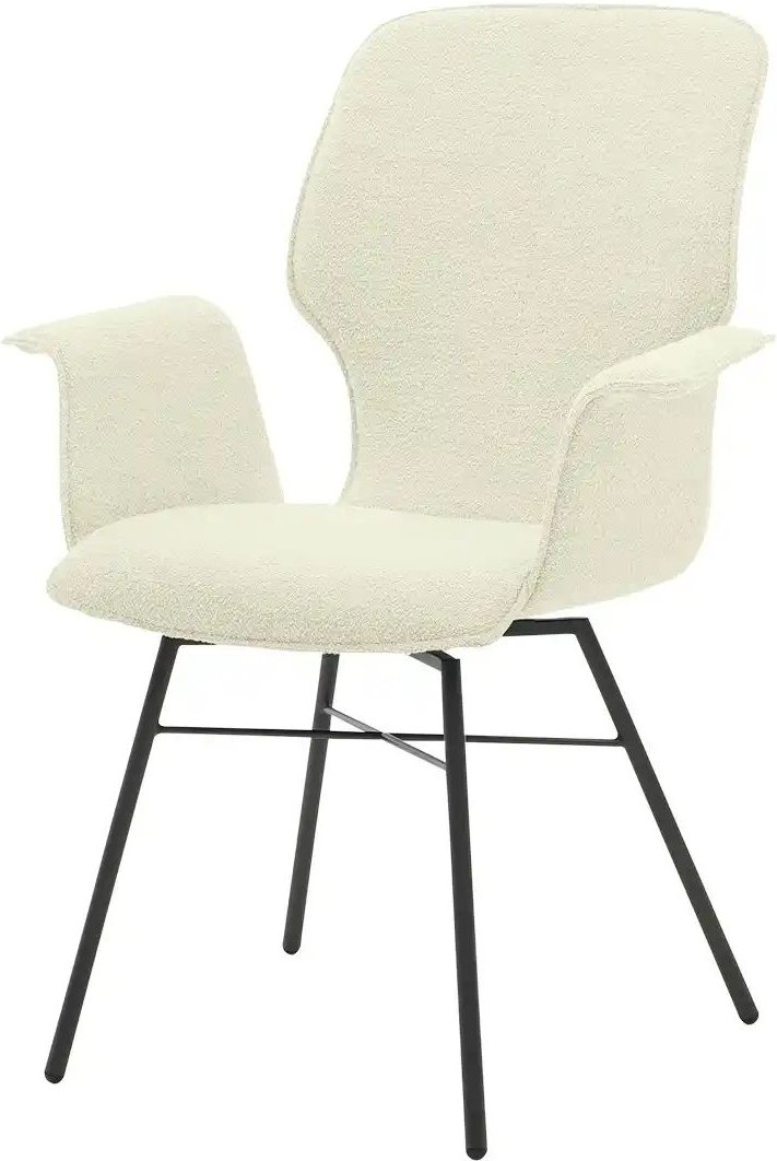 Musterring Armlehnstuhl Nevio ¦ creme ¦ Maße (cm): B: 66 H: 95 T: 63.0 Stühle > Esszimmerstühle > Esszimmerstühle mit A...