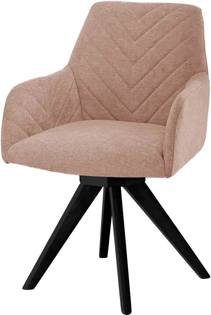 Woodford Esszimmerstuhl  Delhi ¦ rosa/pink ¦ Maße (cm): B: 61 H: 88 T: 66.5 Stühle > Küchenstühle > Küchenstühle mit Arm...