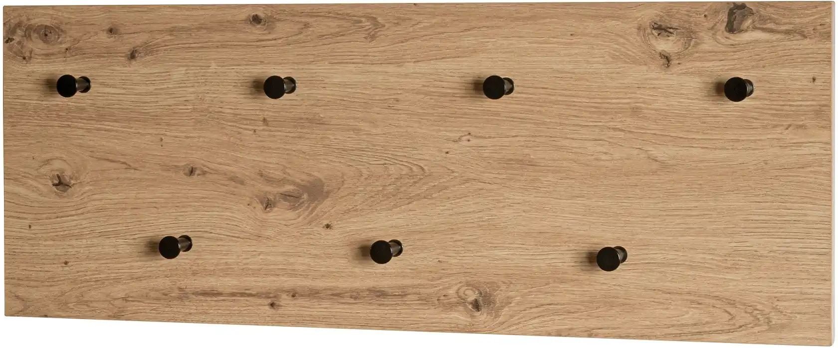 Wandgarderobe Parma ¦ holzfarben ¦ MDF-Platte ¦ Maße (cm): B: 80 H: 30 T: 5.0 Garderoben & Kleiderstangen > Hakenleiste...