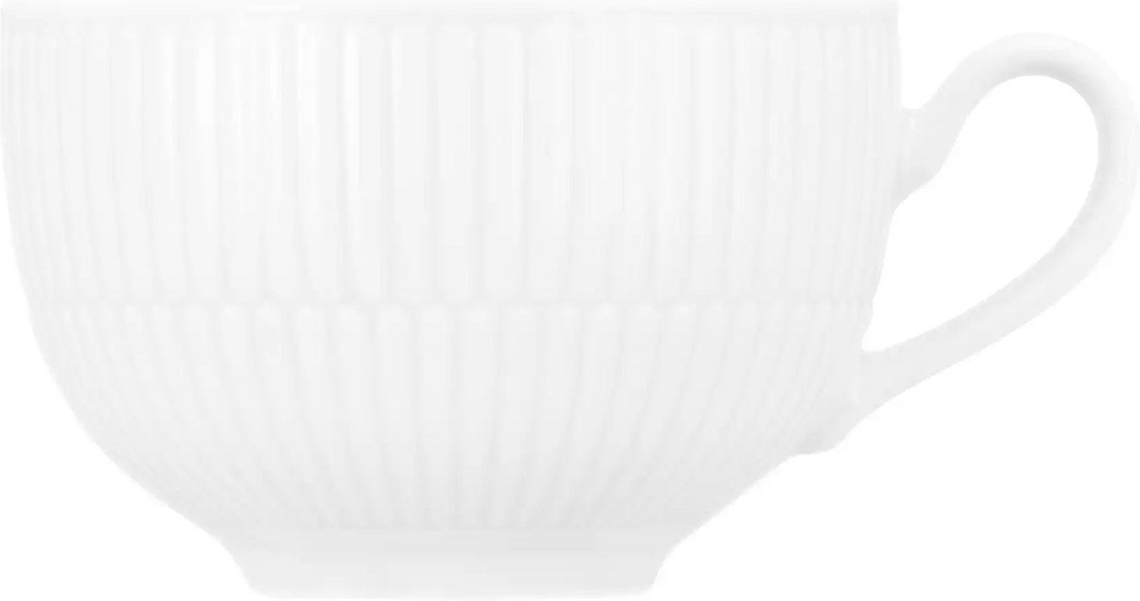 Seltmann Weiden Milchkaffeetasse Amina ¦ weiß ¦ Porzellan Geschirr > Einzelgeschirrteile - Höffner
