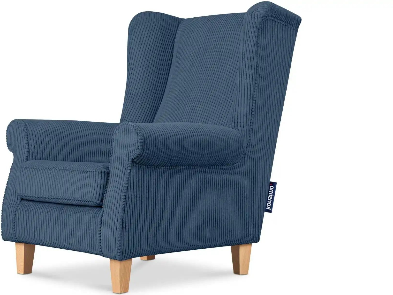 KONSIMO Ohrensessel Miles ¦ blau ¦ Maße (cm): B: 82 H: 105 Polstermöbel > Sessel > Ohrensessel - Höffner