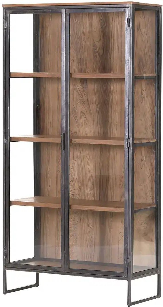 Vitrine Tobago ¦ holzfarben ¦ Maße (cm): B: 90 H: 180 T: 42.0 Schränke > Vitrinen - Höffner