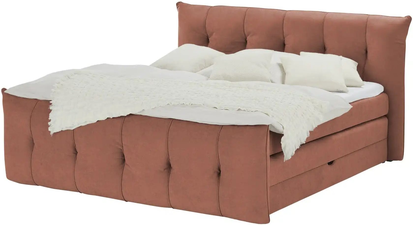 switch Boxspringbett mit Bettkasten Sofia ¦ braun ¦ Maße (cm): B: 204 H: 113 Betten > Boxspringbetten - Höffner