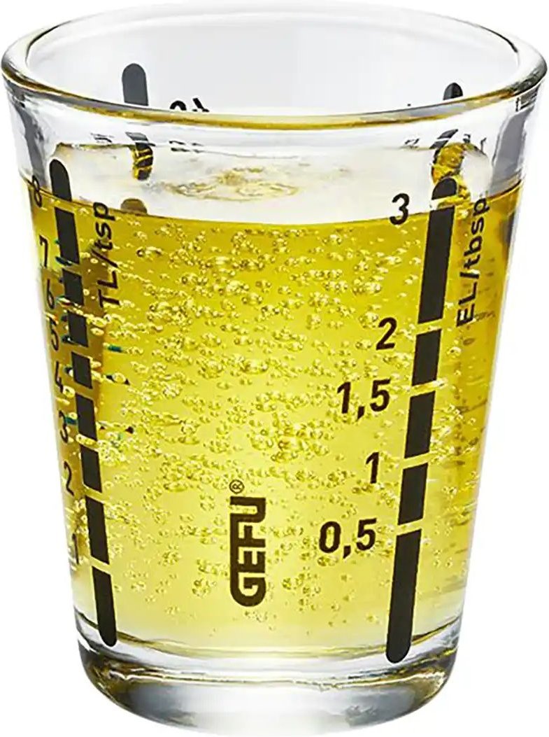 Gefu Mini- Messbecher MESSI ¦ transparent/klar ¦ Glas ¦ Maße (cm): H: 6 Ø: 5.1 Küchenzubehör & Helfer > Messbecher & M...