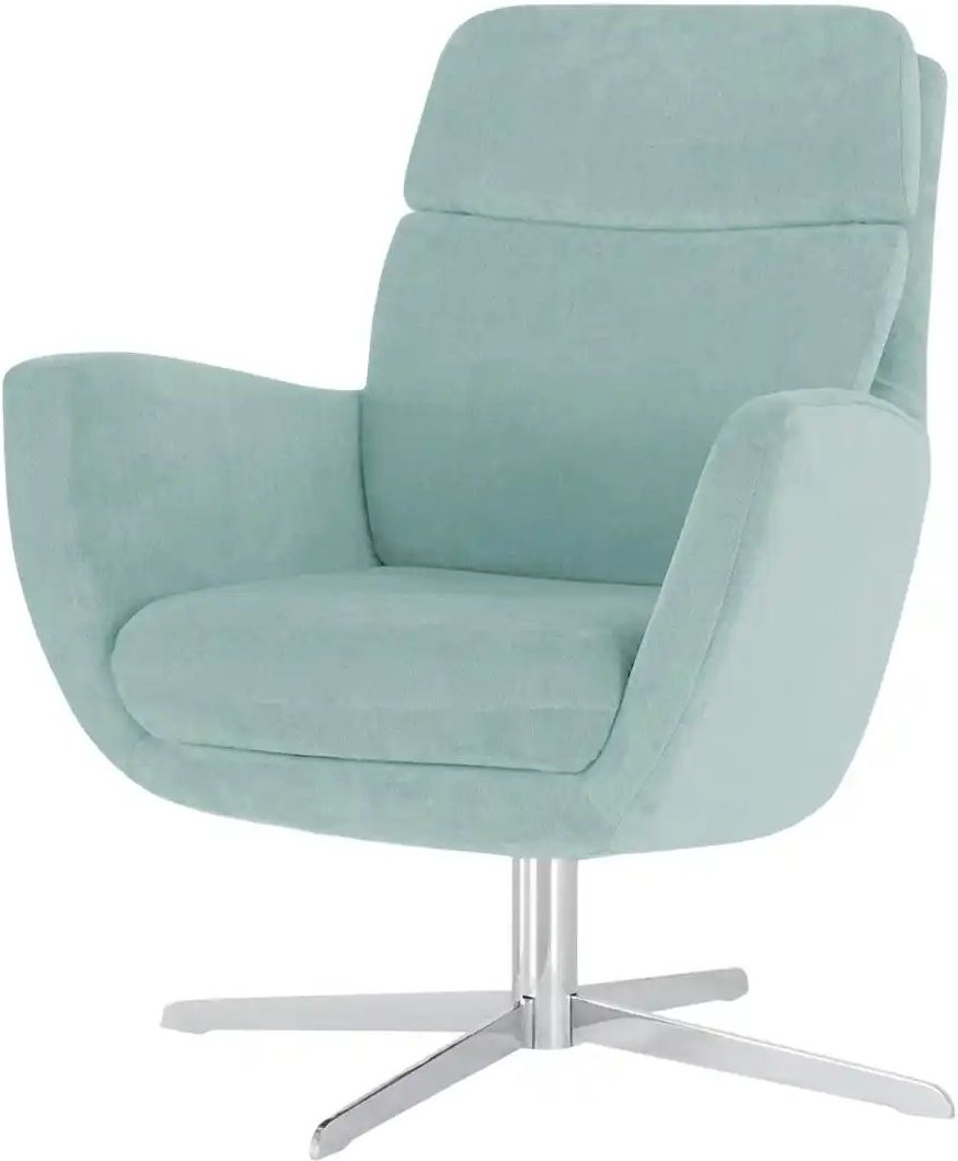 Max Schelling Drehsessel aus Mikrofaser Sierra ¦ türkis/petrol ¦ Maße (cm): B: 76 H: 93 T: 79.0 Polstermöbel > Sessel > ...