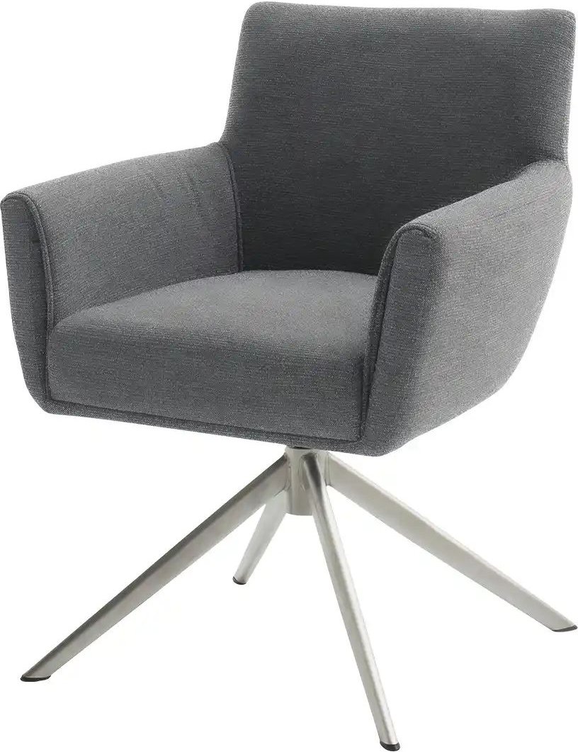 Esszimmerstuhl Nelson ¦ grau ¦ Maße (cm): B: 66 H: 84 T: 66.0 Stühle > Esszimmerstühle > Esszimmerstühle mit Armlehnen ...