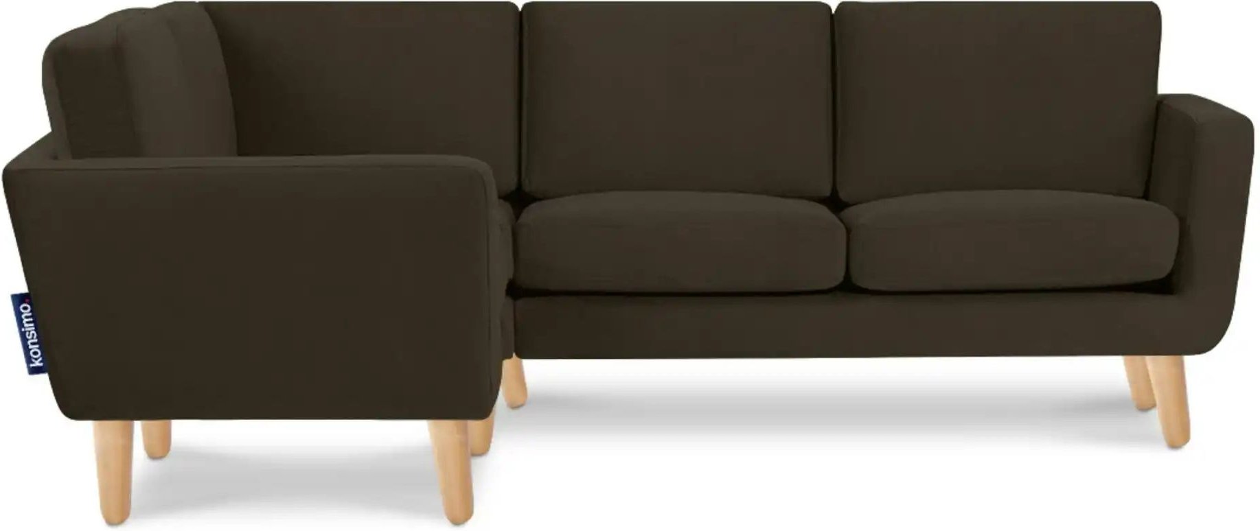 KONSIMO Ecksofa Tagio ¦ braun ¦ Maße (cm): B: 220 H: 80 Polstermöbel > Sofas > Ecksofas - Höffner