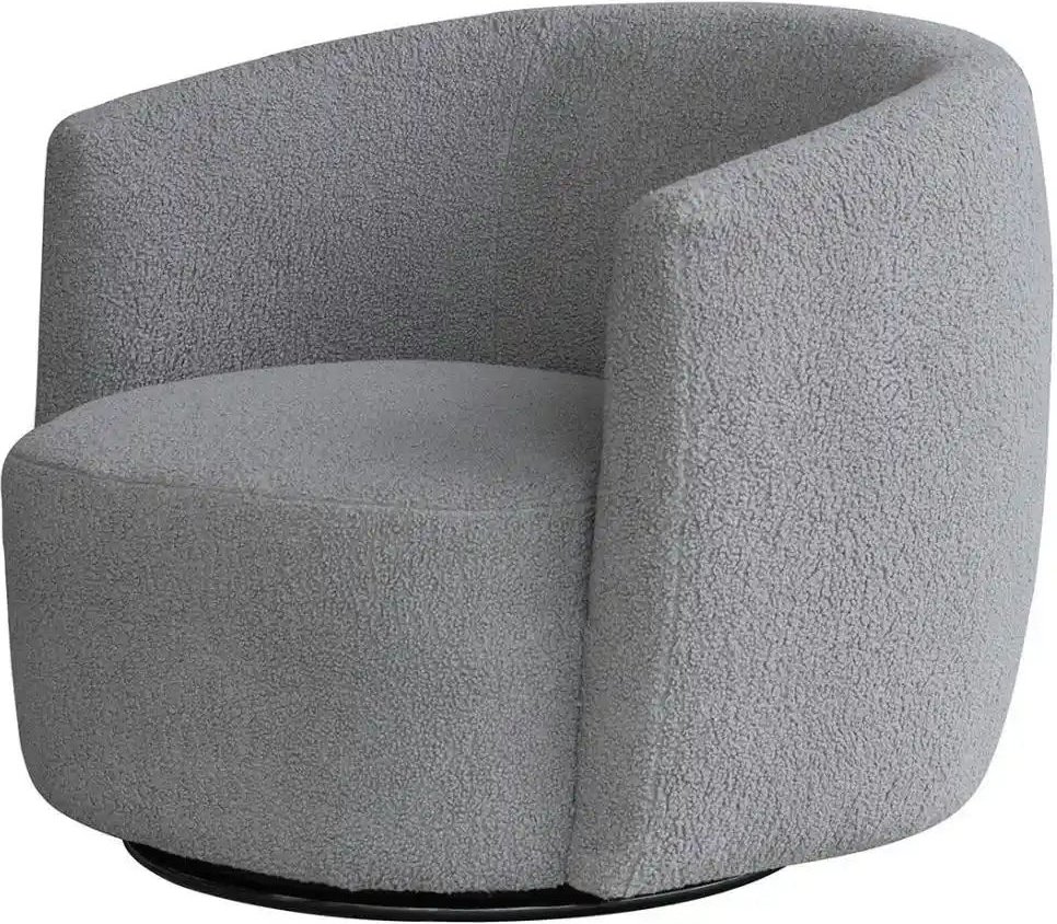 Kayoom Sessel Aveiro ¦ grau ¦ Maße (cm): B: 82 H: 71 Polstermöbel > Sessel > Drehsessel - Höffner