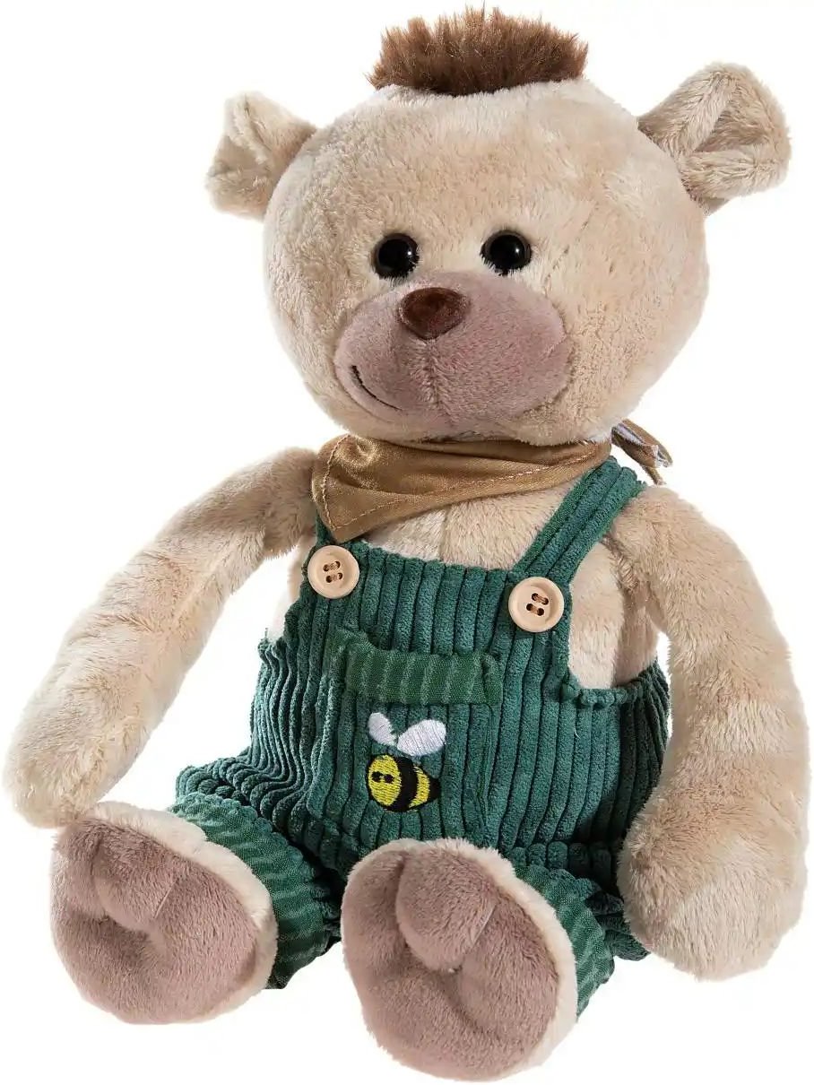 Heunec Plüschtier Latzhosen-Gang Bär Hugo Honig ¦ braun ¦ Maße (cm): B: 35 H: 35 Baby > Spielen > Plüschtiere - Höffner