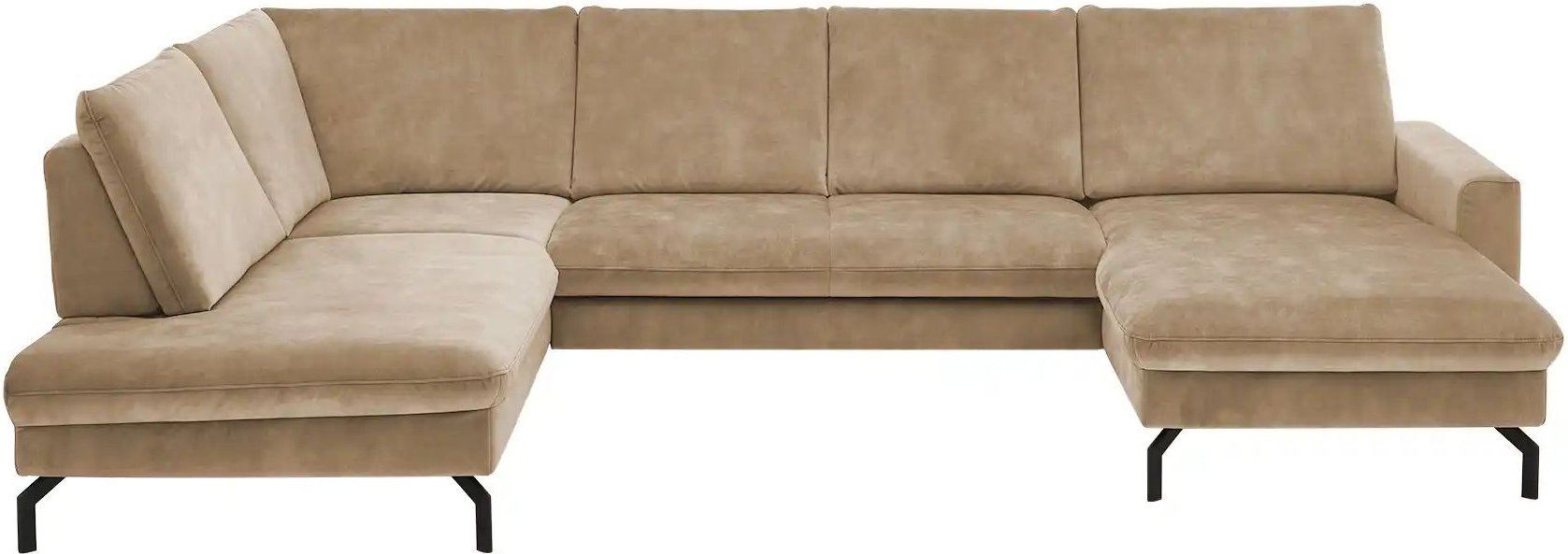 Thumbnail - meinSofa Wohnlandschaft aus Mikrofaser Grace ¦ beige ¦ Maße (cm): B: 337 H: 89 T: 220.0 Polstermöbel > Sofas > Wohnlands...