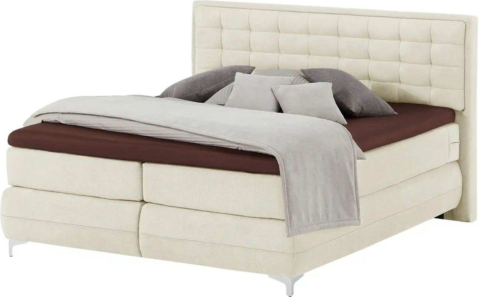 Musterring Boxspringbett Standardversion Dubai ¦ creme ¦ Maße (cm): B: 217 H: 124 Betten > Boxspringbetten - Höffner