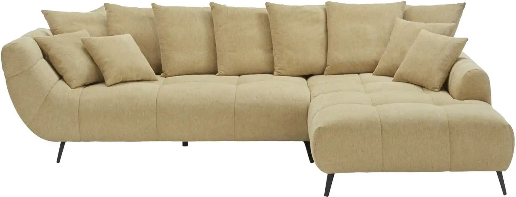 bobb Ecksofa Bellani III ¦ gelb ¦ Maße (cm): B: 279 H: 98 T: 192.0 Polstermöbel > Sofas > 3-Sitzer - Höffner