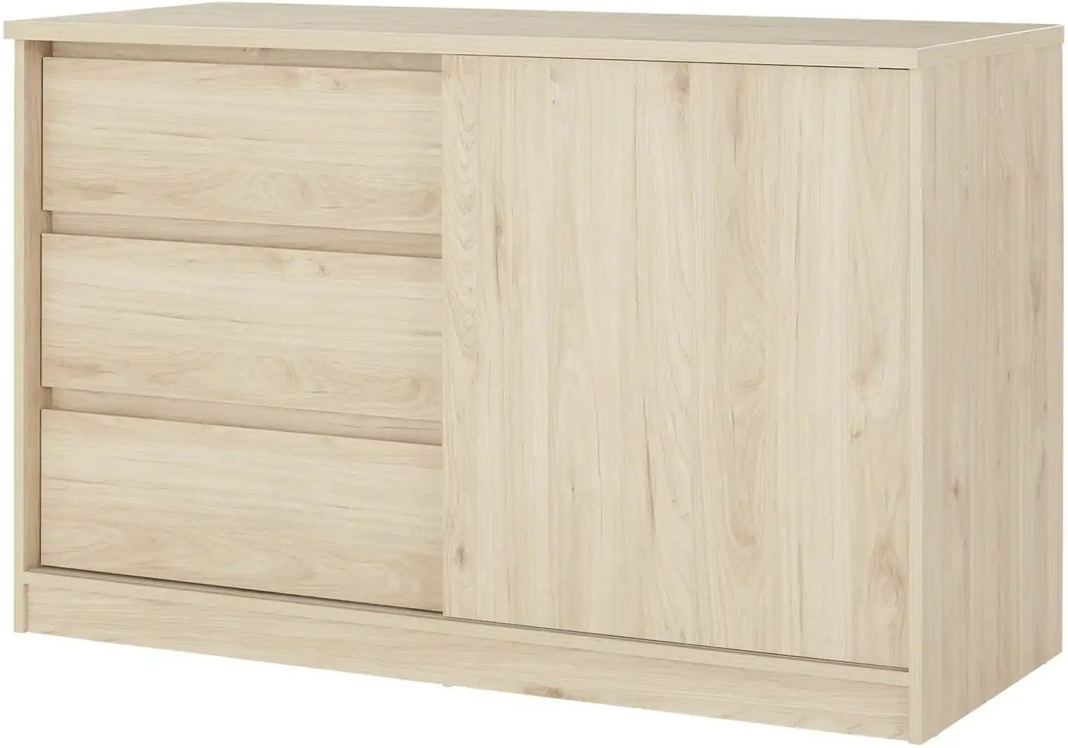 Kommode Nardo ¦ holzfarben ¦ Maße (cm): B: 118,9 H: 75,6 T: 50.0 Kommoden & Sideboards > Kommoden - Höffner