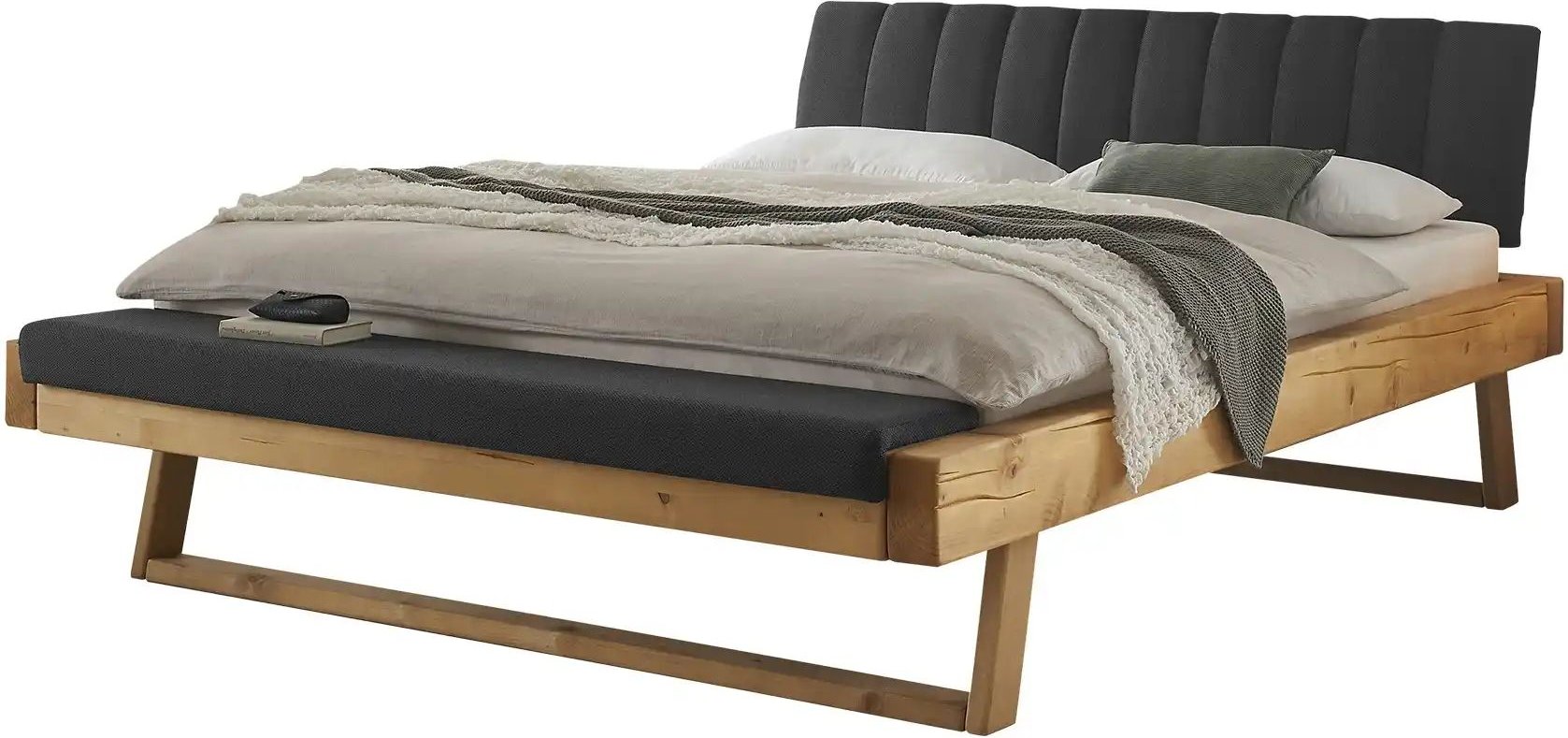 Bettgestell Massiv Sarja ¦ holzfarben ¦ Maße (cm): B: 198 H: 98 Betten > Bettgestelle - Höffner