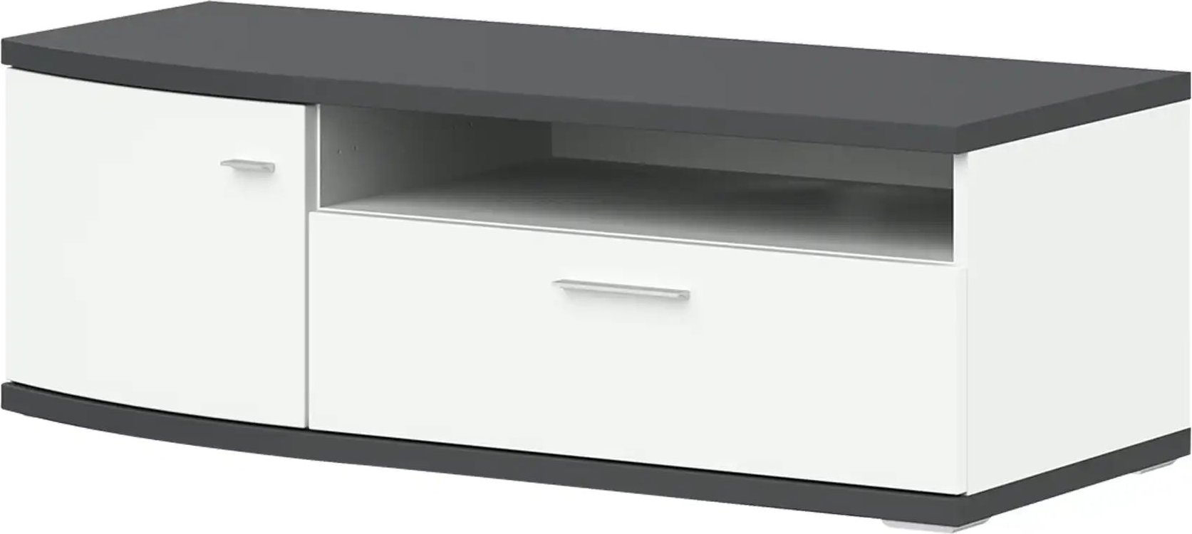 Thumbnail - uno Lowboard Gabbro ¦ weiß ¦ Maße (cm): B: 122 H: 41 T: 50.0 Kommoden & Sideboards > Lowboards - Höffner