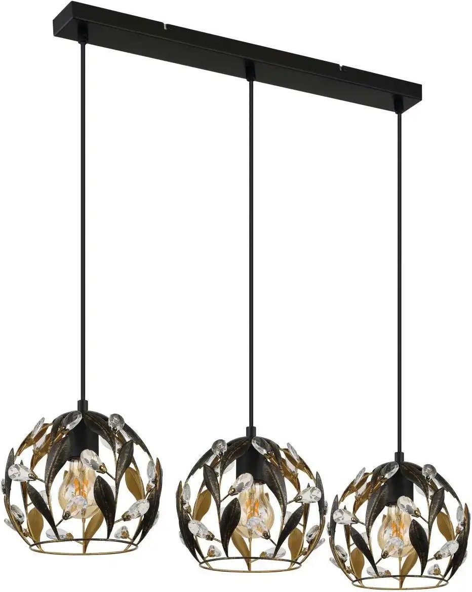 Thumbnail - Globo Lighting Pendelleuchte ¦ schwarz ¦ Maße (cm): B: 74 H: 150 Lampen & Leuchten > Hängeleuchten - Höffner