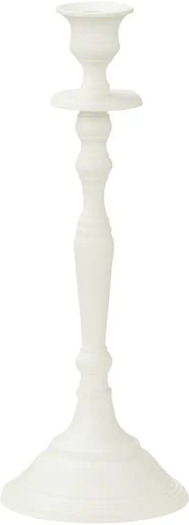 HOME STORY Kerzenhalter ¦ weiß ¦ Aluminium ¦ Maße (cm): H: 25 Ø: 10 Accessoires > Kerzen & Kerzenständer > Kerzenstän...