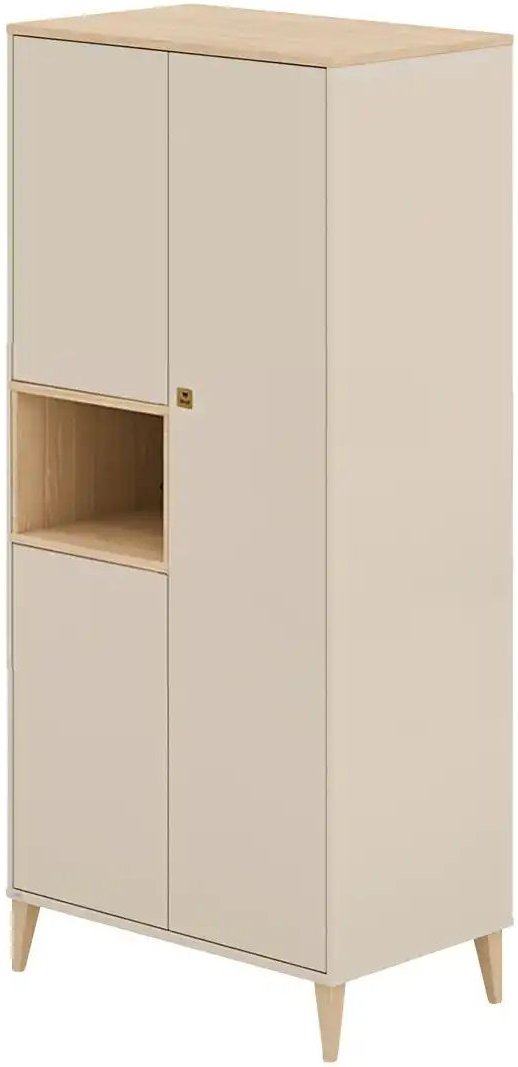 PAIDI Kleiderschrank Mila & Ben ¦ beige ¦ Maße (cm): B: 94,8 H: 205,8 T: 58.2 Schränke > Kleiderschränke > Drehtürensch...
