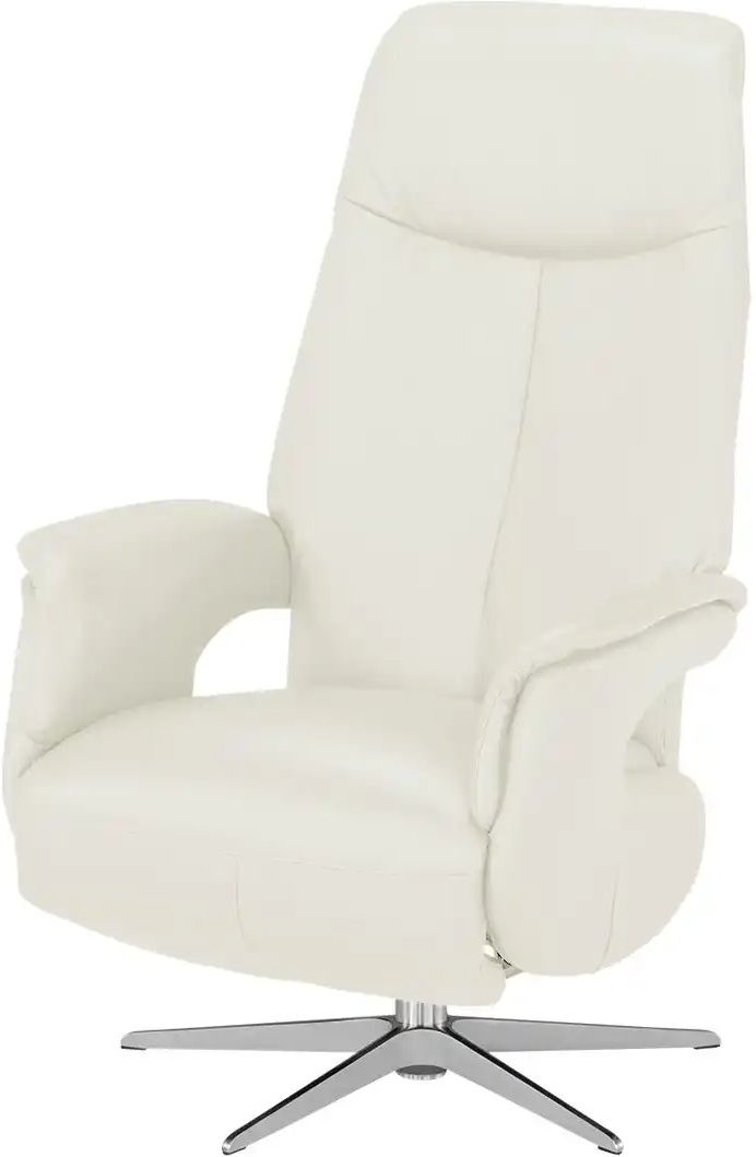 Nils Olsen Funktionssessel aus Echtleder Nils ¦ weiß ¦ Maße (cm): B: 70 H: 115 T: 79.0 Polstermöbel > Sessel > Relaxsess...