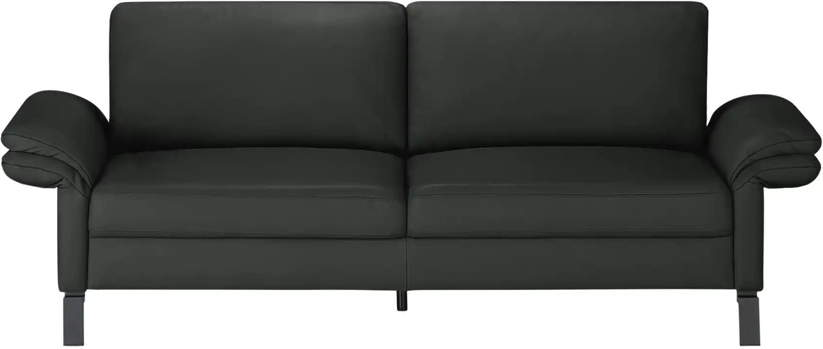 Max Schelling Einzelsofa aus Echtleder Maximum ¦ schwarz ¦ Maße (cm): B: 214 H: 86 T: 97.0 Polstermöbel > Sofas > 2-Sitz...