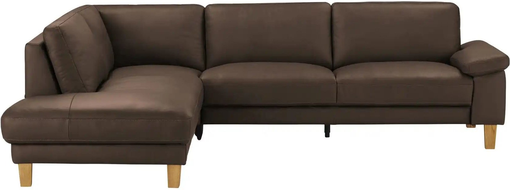Ravensberger Werkstätten Ecksofa Leder RW-Select ¦ braun ¦ Maße (cm): B: 274 H: 77 T: 220.0 Polstermöbel > Sofas > Eckso...