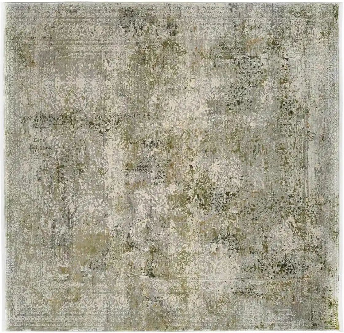 meinTeppich Kurzflorteppich Palermo ¦ grün ¦ Synthetische Fasern ¦ Maße (cm): B: 200 Teppiche > Vintage Teppiche - Höff...