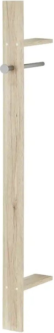 Garderobenpaneel Caja ¦ holzfarben ¦ Maße (cm): B: 32 H: 179 T: 12.0 Garderoben & Kleiderstangen > Hakenleisten - Höffn...
