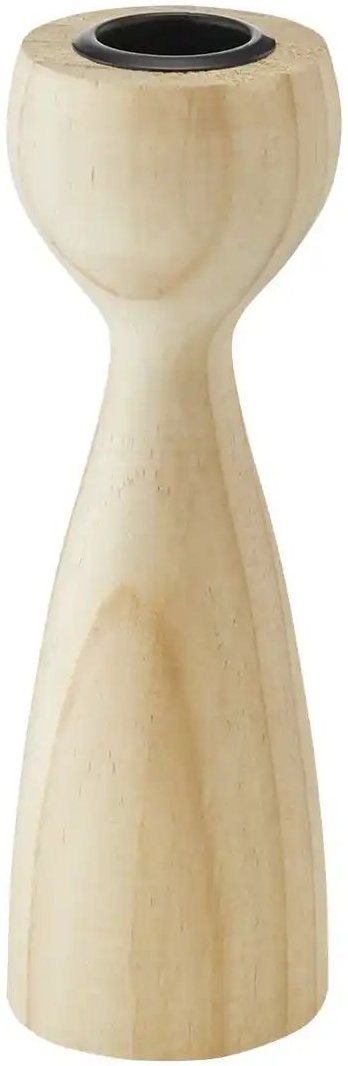 HOME STORY Kerzenhalter   ¦ holzfarben ¦ Massivholz,Metall ¦ Maße (cm): H: 15  Ø: 5 Accessoires > Kerzen & Kerzenständer...