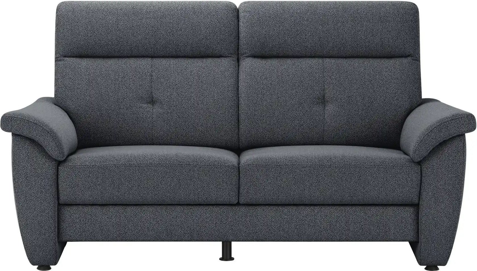 Polstermöbel Oelsa Einzelsofa Brüssel ¦ grau ¦ Maße (cm): B: 164 H: 100 T: 90.0 Polstermöbel > Sofas > 2-Sitzer - Höffn...