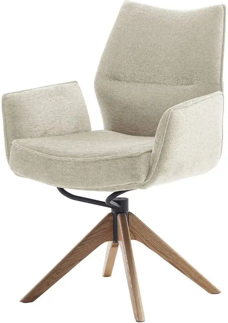 Esszimmerstuhl drehbar Eno ¦ creme ¦ Maße (cm): B: 64 H: 91 T: 65.0 Stühle > Esszimmerstühle > Esszimmerstühle mit Armle...