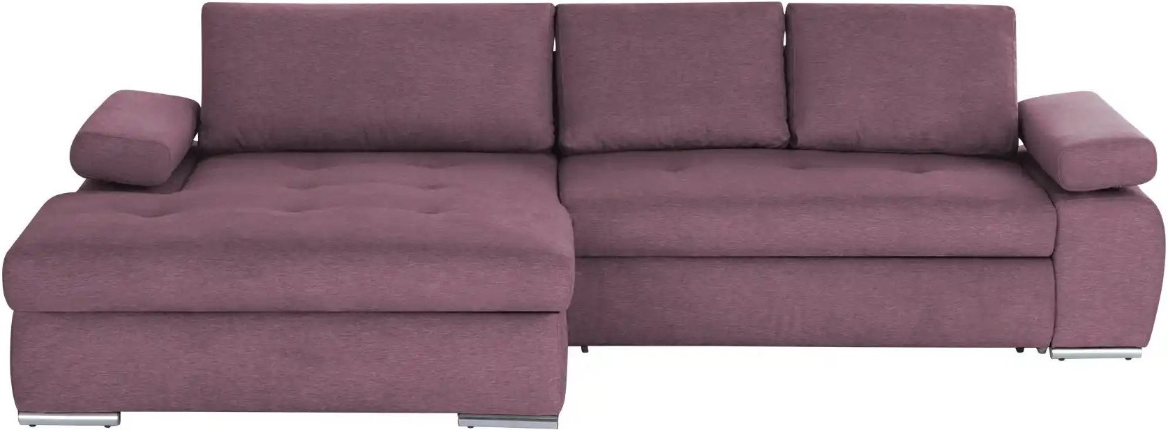 smart Ecksofa Ibby ¦ lila/violett ¦ Maße (cm): B: 294 H: 73 T: 173.0 Polstermöbel > Sofas > 3-Sitzer - Höffner