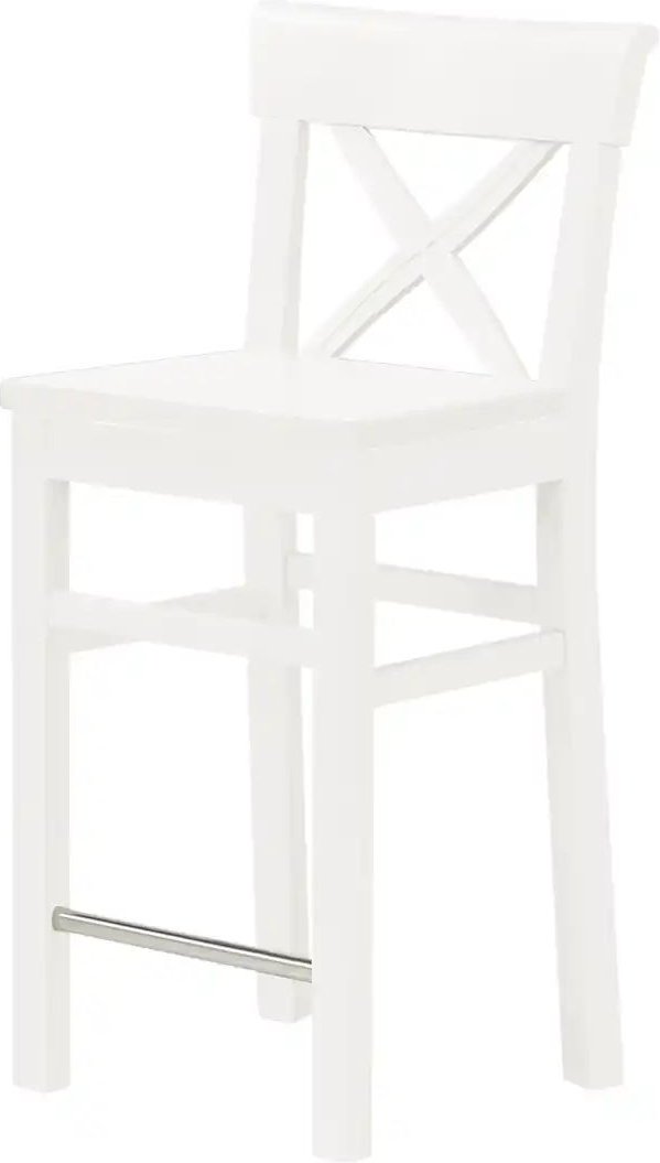 Thumbnail - maison bleue Barstuhl Florian ¦ weiß ¦ Maße (cm): B: 43,5 H: 96 T: 44.0 Polstermöbel > Hocker > Barhocker - Höffner