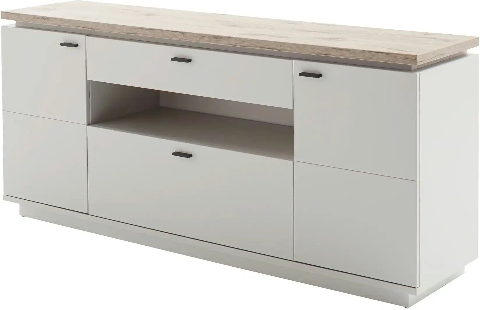 Thumbnail - uno Sideboard Amantea ¦ grau ¦ Maße (cm): B: 180 H: 81 T: 44.0 Kommoden & Sideboards > Sideboards - Höffner