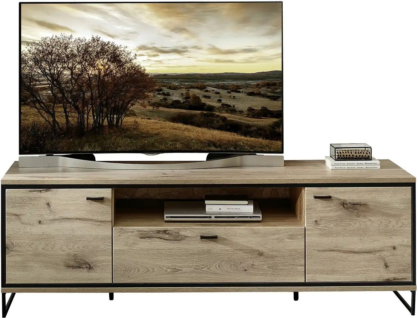 Thumbnail - uno TV-Element Ruben ¦ holzfarben ¦ Maße (cm): B: 180 H: 61 T: 49.0 Kommoden & Sideboards > Lowboards - Höffner