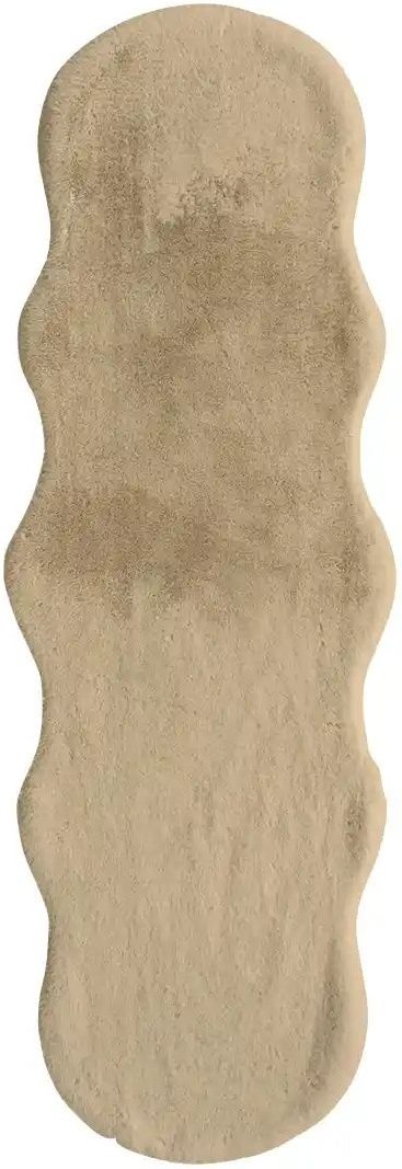 como Kunstfell mit weichem Rücken Doppelfell Bunny-Soft ¦ beige ¦ Synthetische Fasern ¦ Maße (cm): B: 55 Teppiche > Fell...