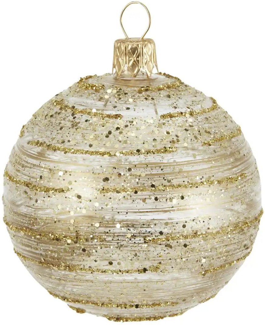Weihnachtsbaumkugel   ¦ gold ¦ Glas Ø: 7 Weihnachten - Höffner