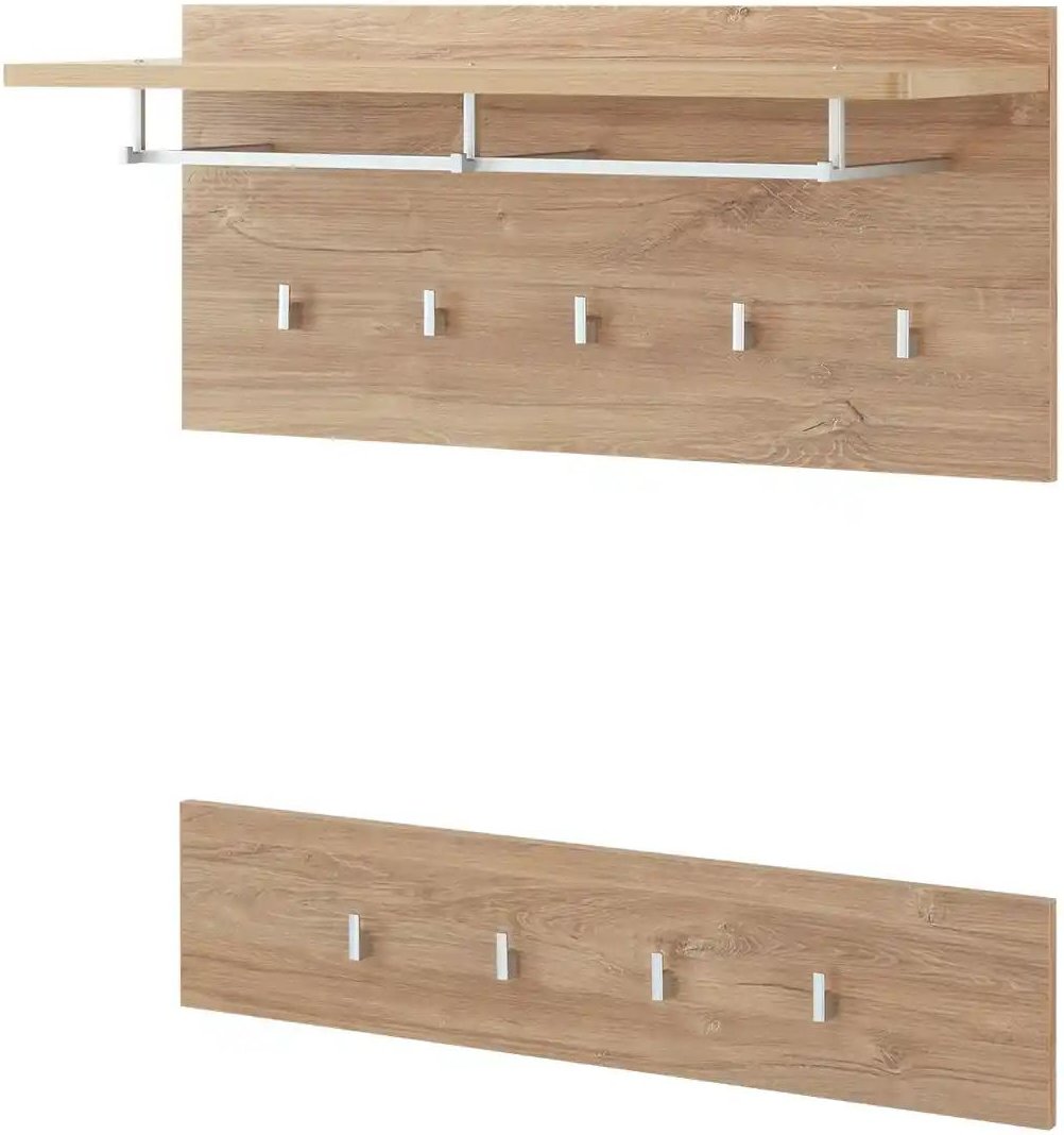 Paneelset Tango ¦ holzfarben ¦ Maße (cm): B: 90 H: 41 T: 30.0 Garderoben & Kleiderstangen > Hakenleisten - Höffner