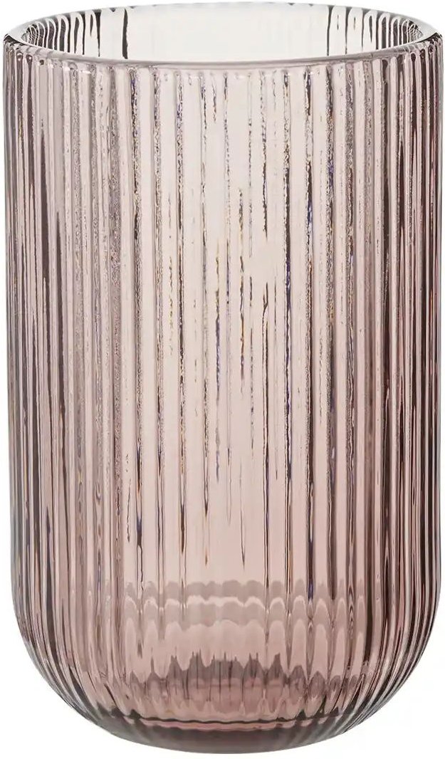 HOME STORY Teelichtglas   ¦ rosa/pink ¦ Glas ¦ Maße (cm): B: 8 H: 13 Accessoires > Kerzen & Kerzenständer > Teelichthalt...