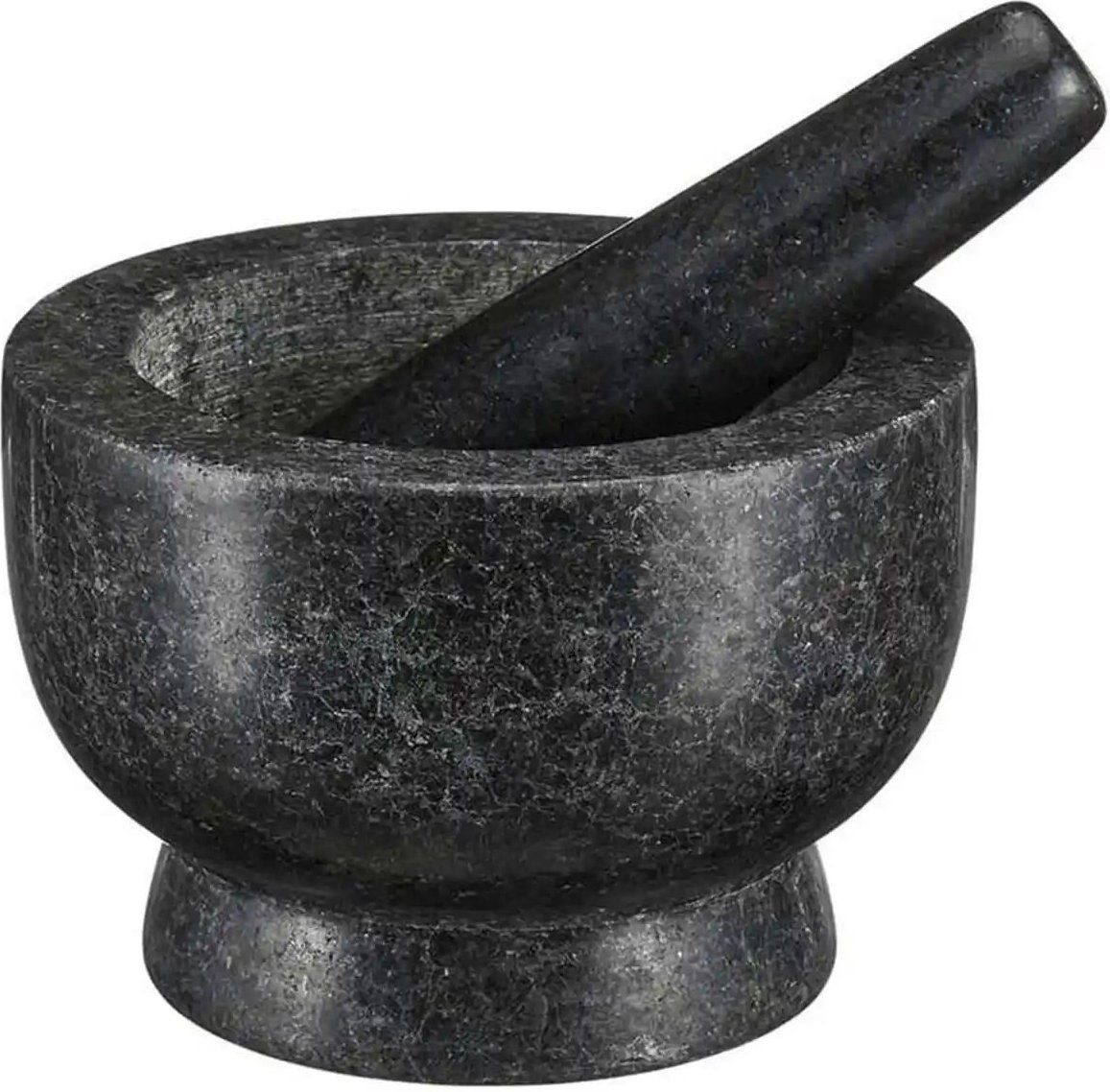 Meisterkoch Mörser mit Stößel Optimus ¦ schwarz ¦ Granit ¦ Maße (cm): H: 10 Ø: 15 Küchenzubehör & Helfer > Küchenhelfe...