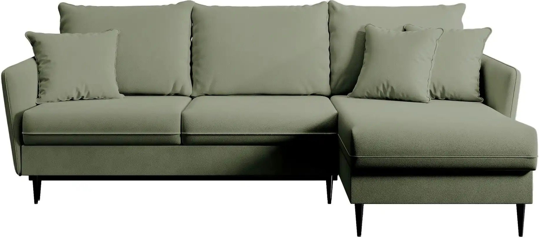 Selsey Ecksofa mit Schlaffunktion Volio ¦ grün ¦ Maße (cm): B: 223 H: 88 Polstermöbel > Sofas > 3-Sitzer - Höffner