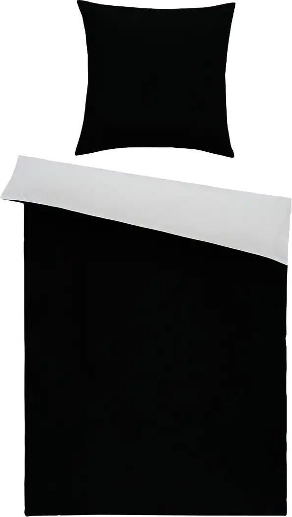 como Satin Wende-Bettwäsche Satin Piping ¦ schwarz ¦ Maße (cm): B: 155 Bettwaren > Bettwäsche > Bettwäsche ganzjährig -...